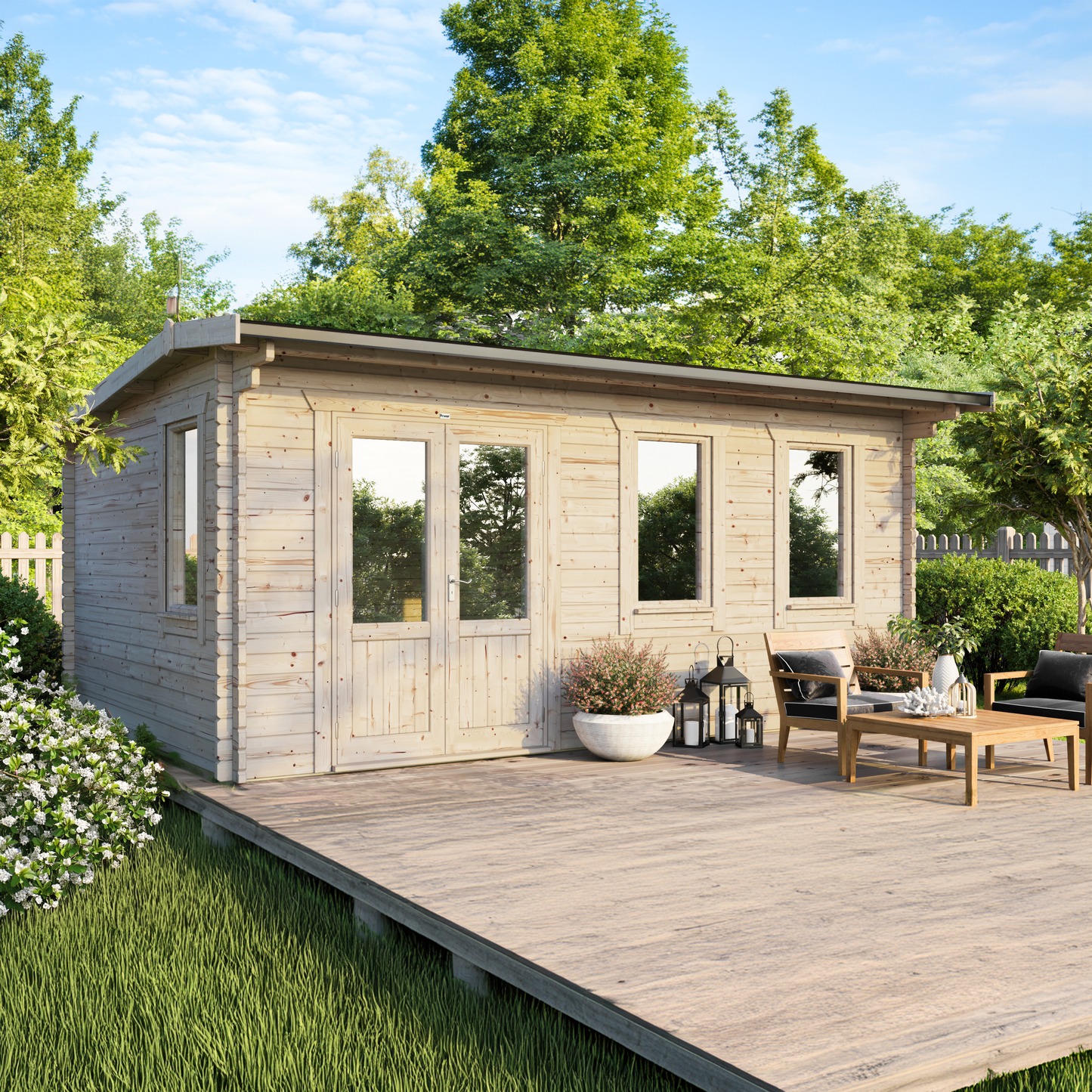 Apex Classic Log Cabin - 44mm