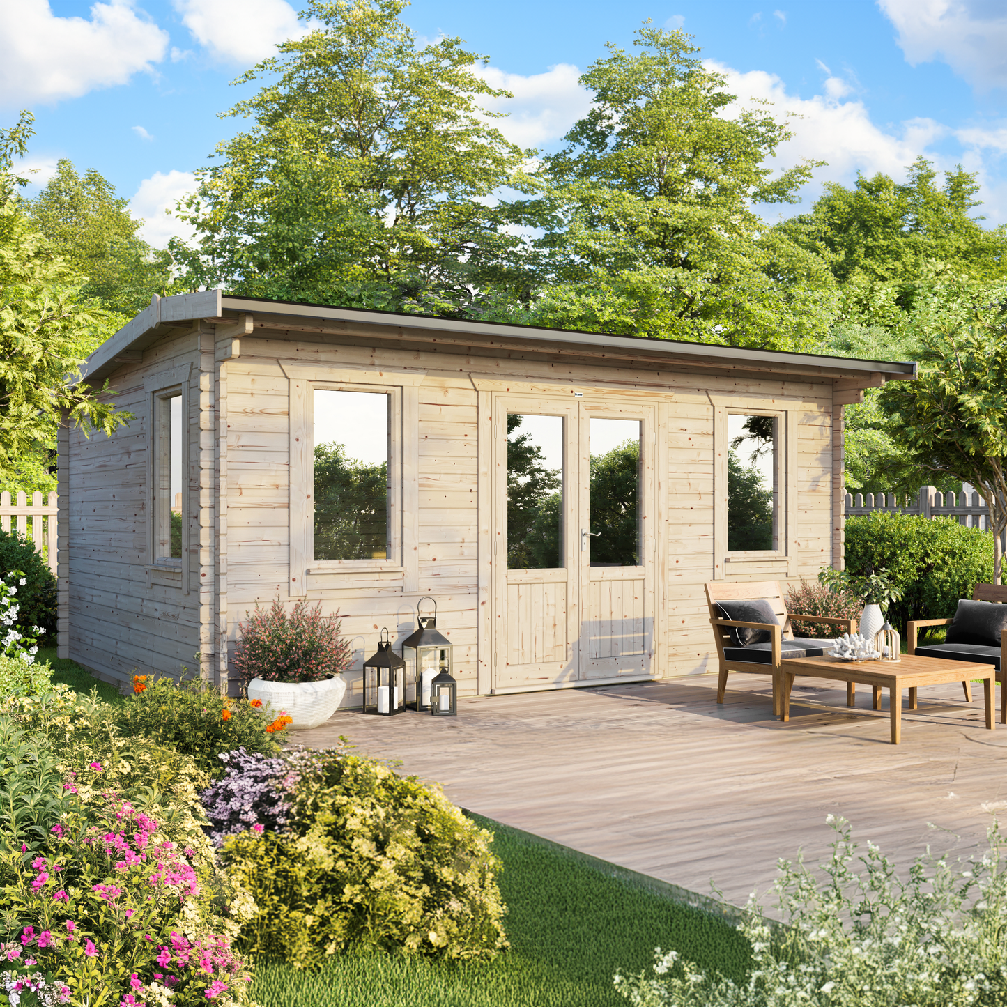Apex Classic Log Cabin - 44mm