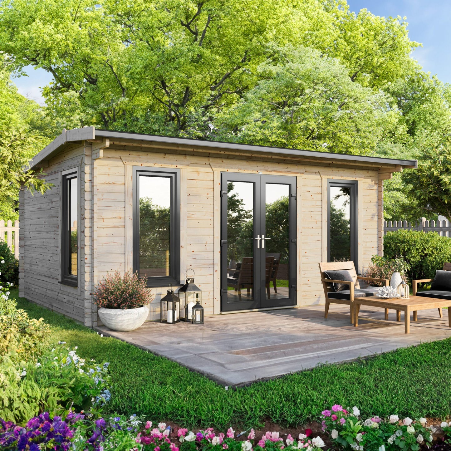 Apex Log Cabin - 44mm