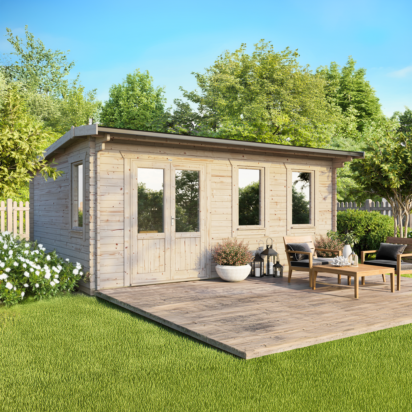 Apex Classic Log Cabin - 44mm