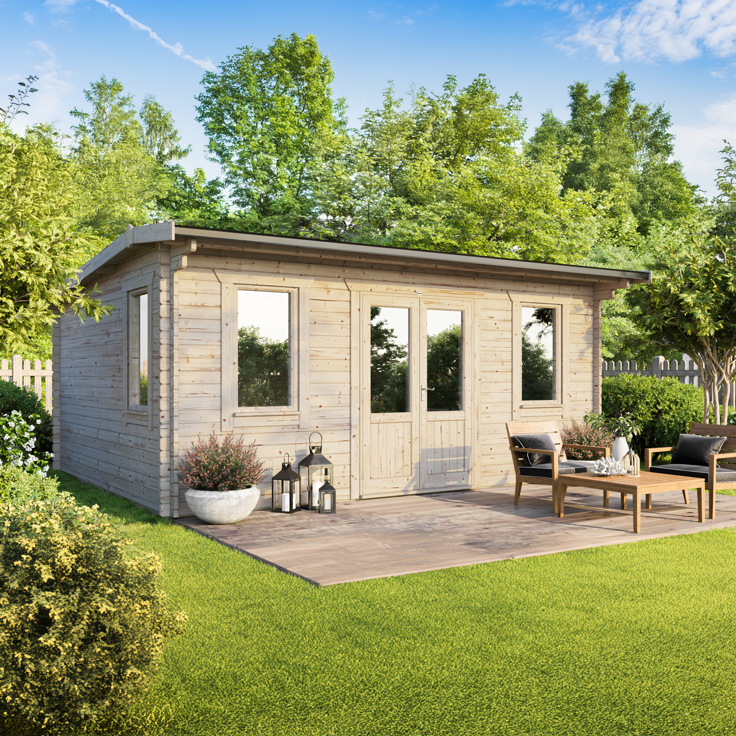 Apex Classic Log Cabin - 44mm