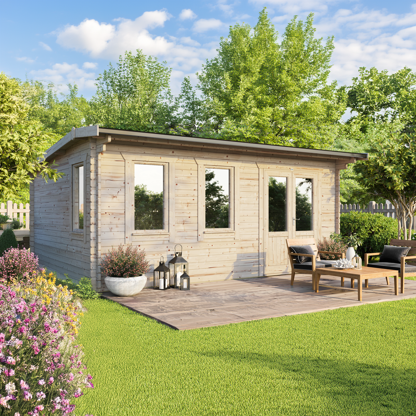 Apex Classic Log Cabin - 44mm