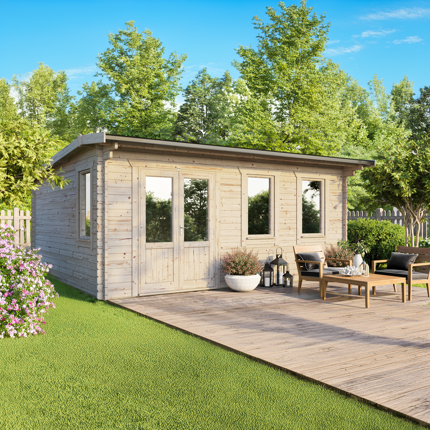 Apex Classic Log Cabin - 44mm