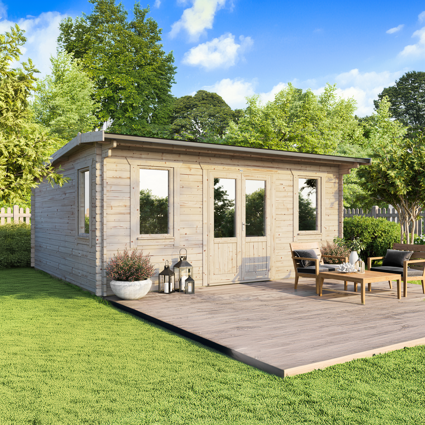 Apex Classic Log Cabin - 44mm
