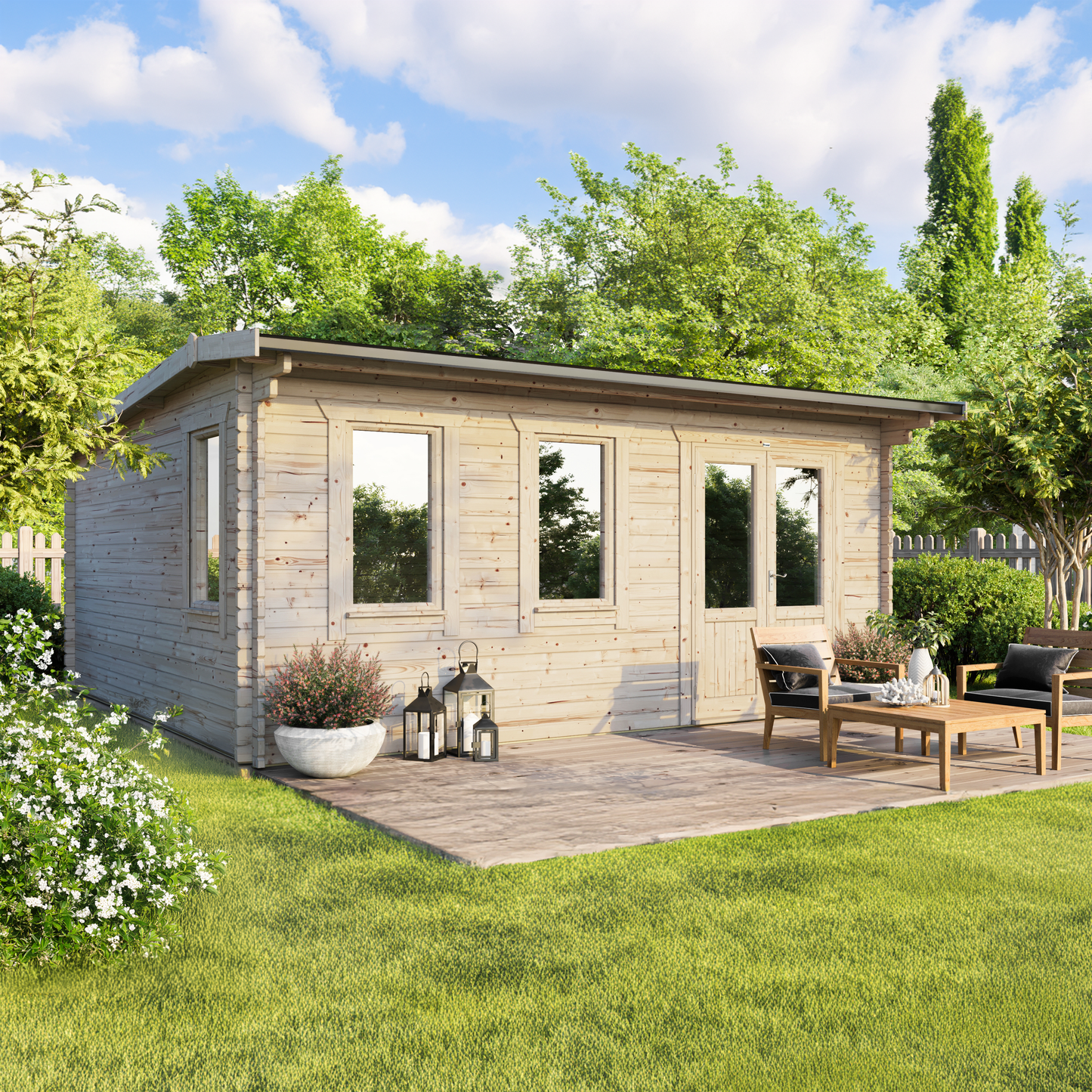Apex Classic Log Cabin - 44mm