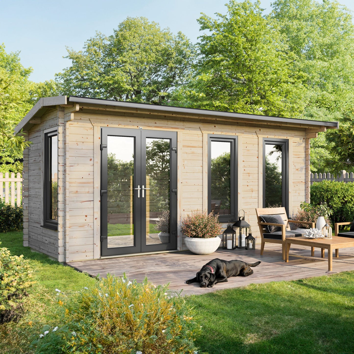 Apex Log Cabin - 44mm