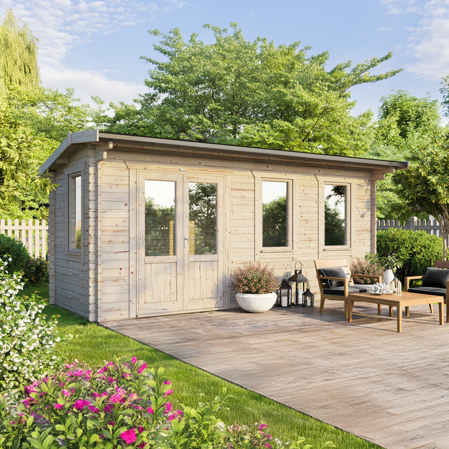 Apex Classic Log Cabin - 44mm
