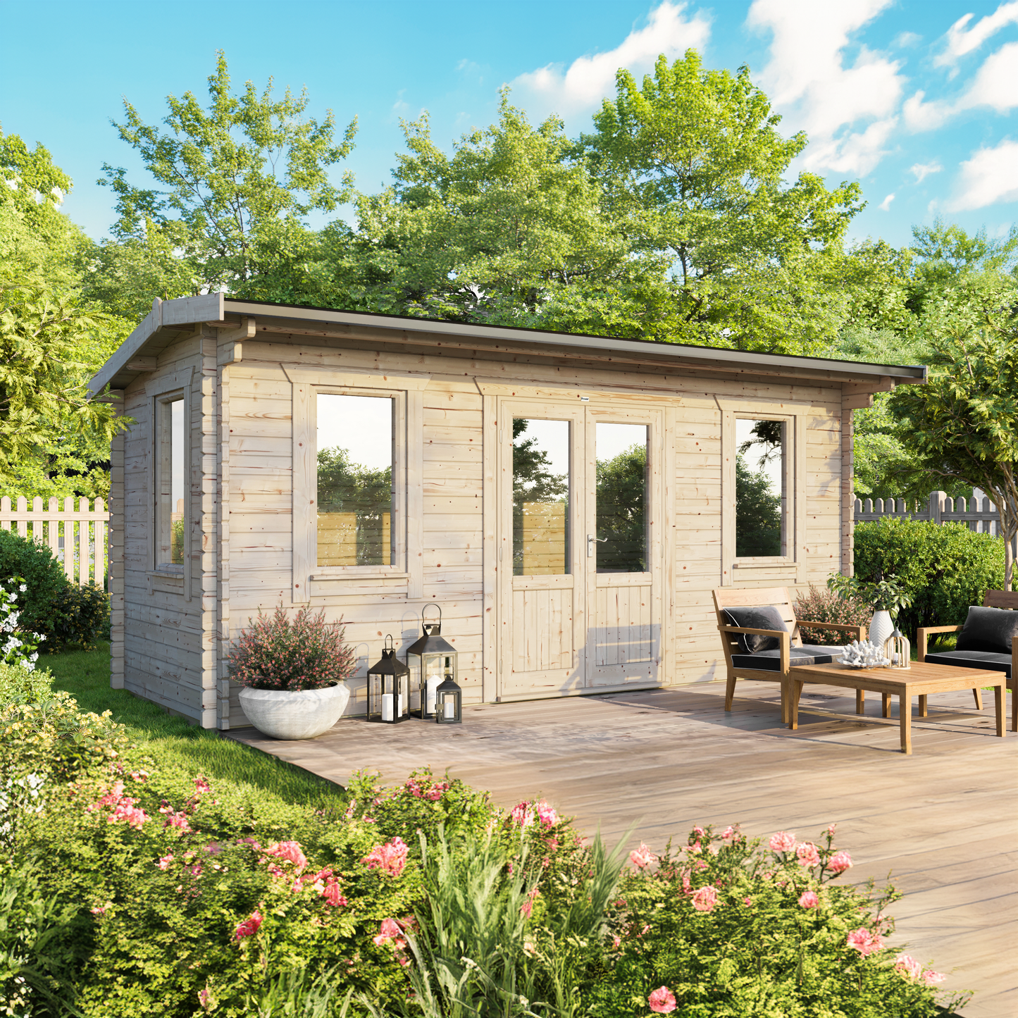 Apex Classic Log Cabin - 44mm
