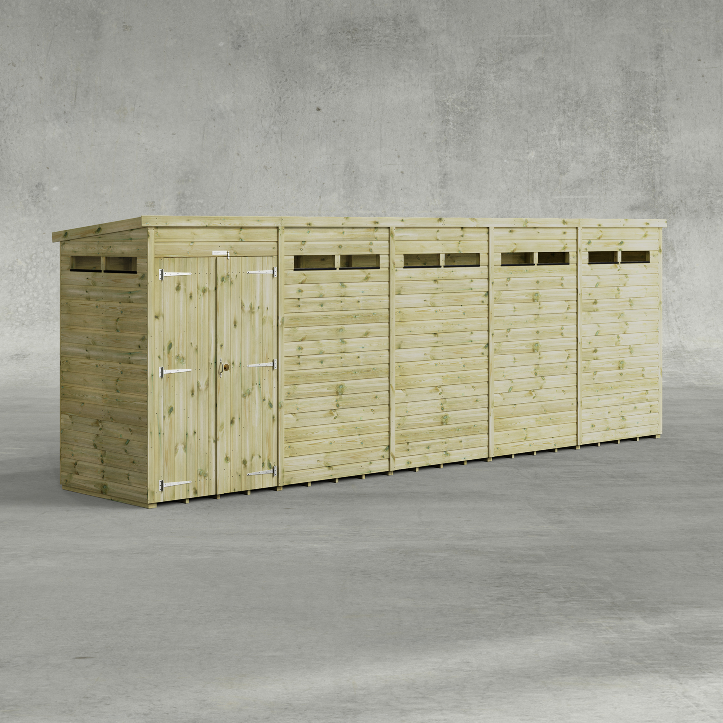 Premium Pent Security Shed