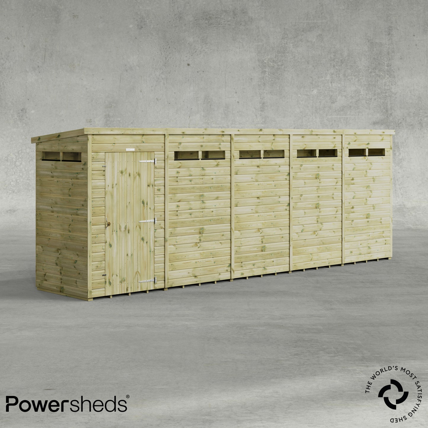 Premium Pent Security Shed
