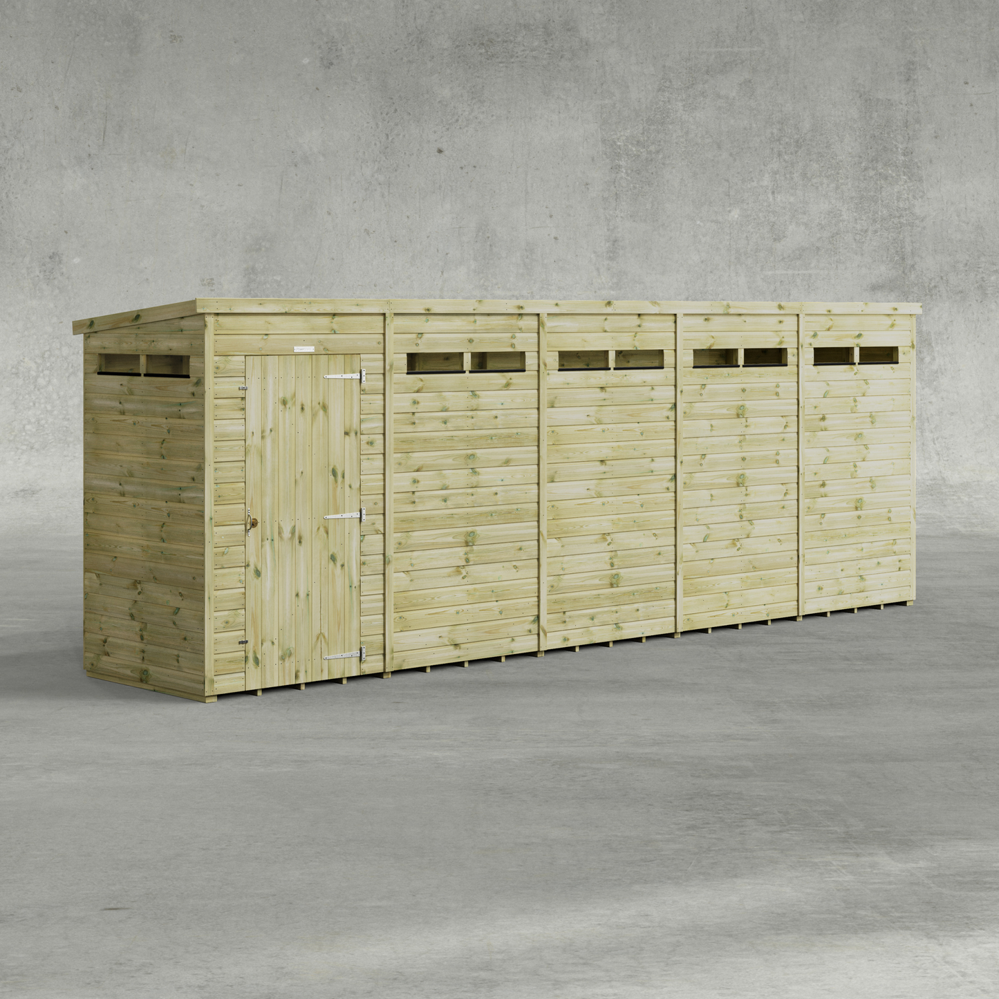 Premium Pent Security Shed