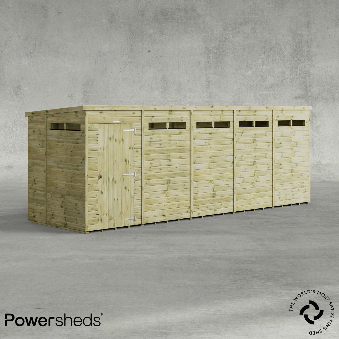 Premium Pent Security Shed