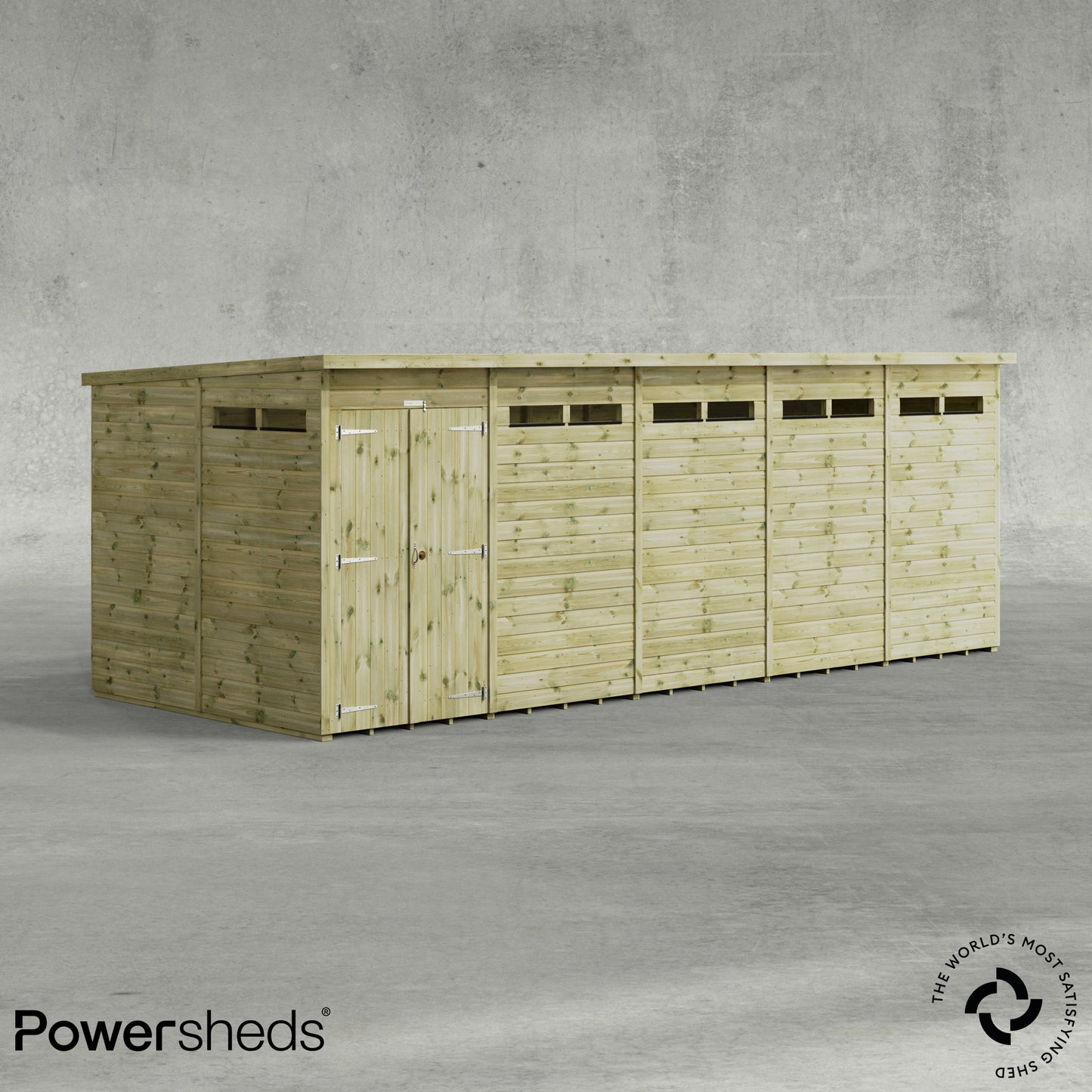 Premium Pent Security Shed