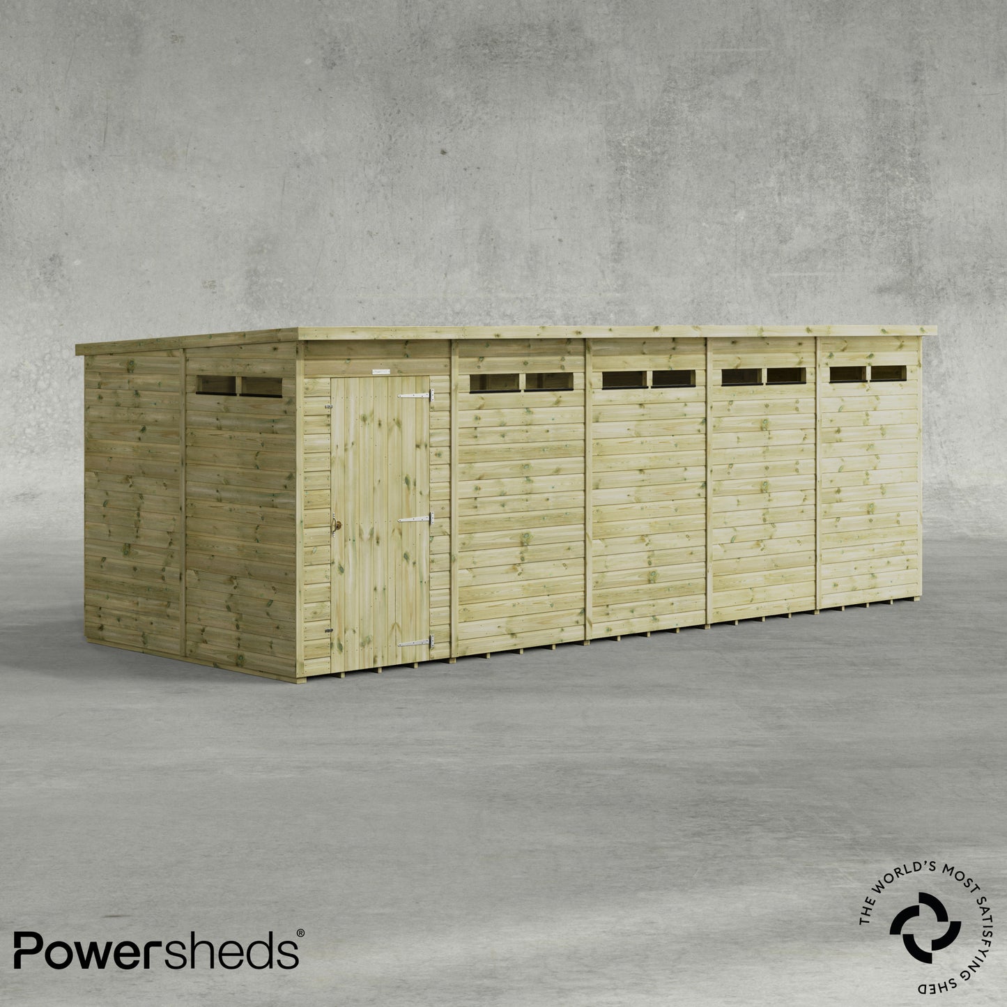 Premium Pent Security Shed