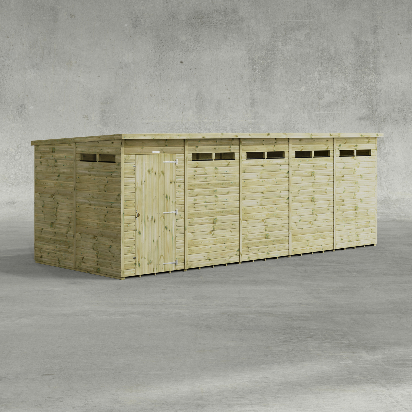 Premium Pent Security Shed