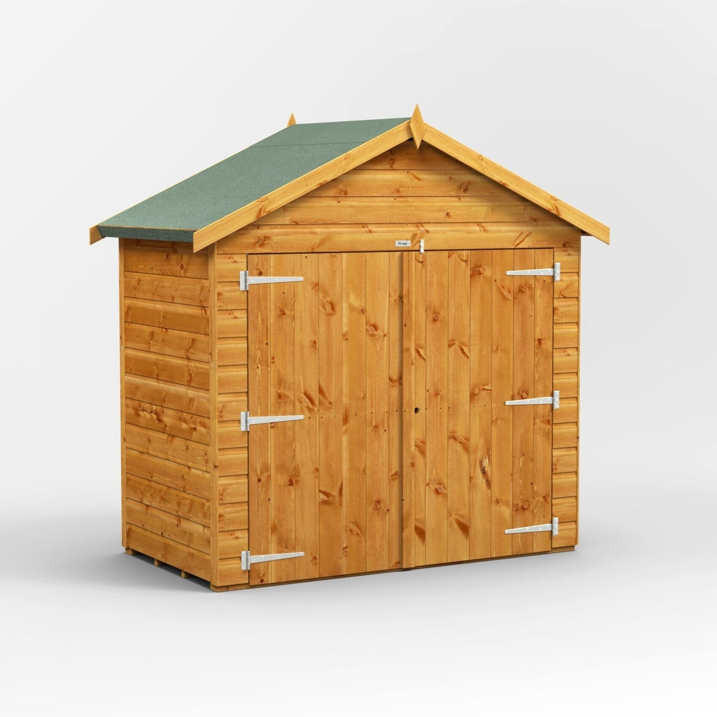 3x6 Power Apex Bike Shed