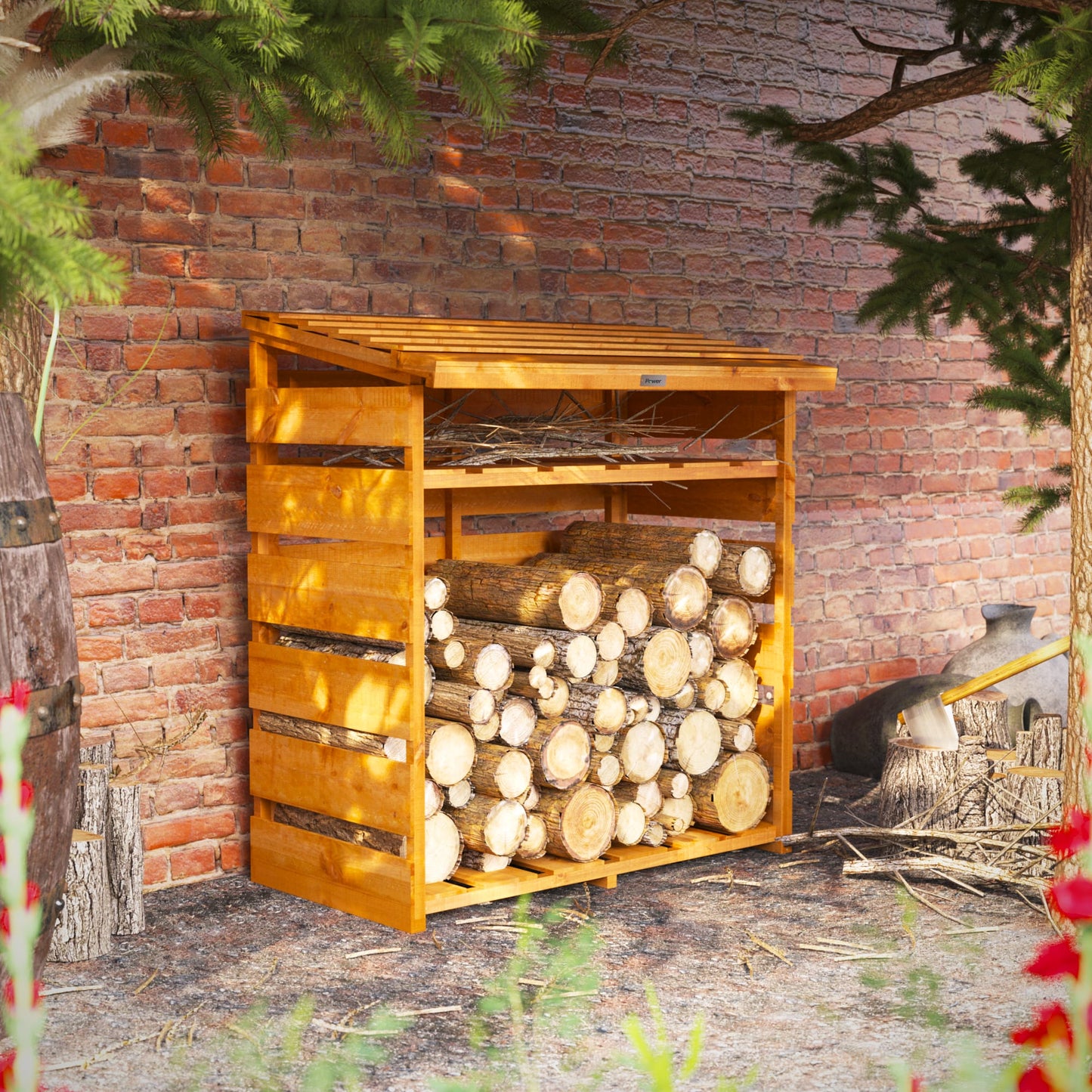 Holzlager