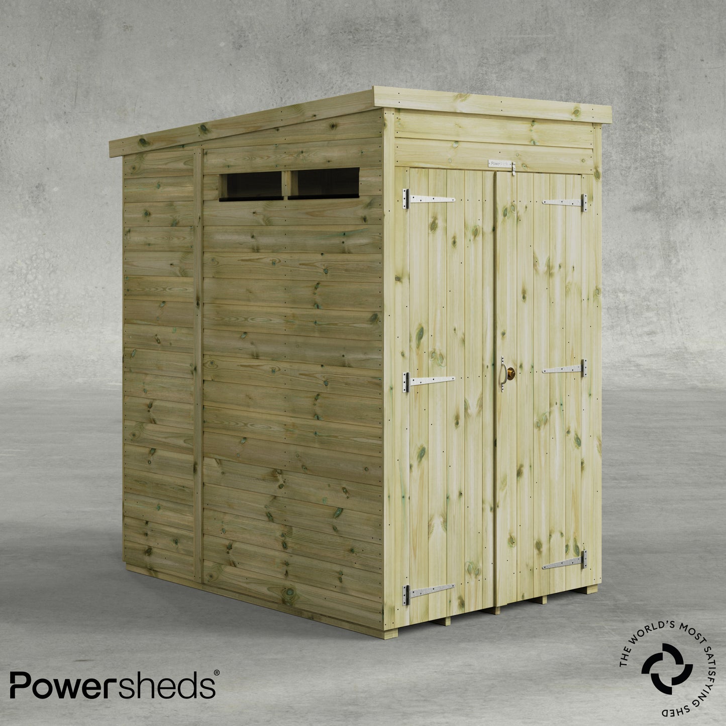 Premium Pent Security Shed