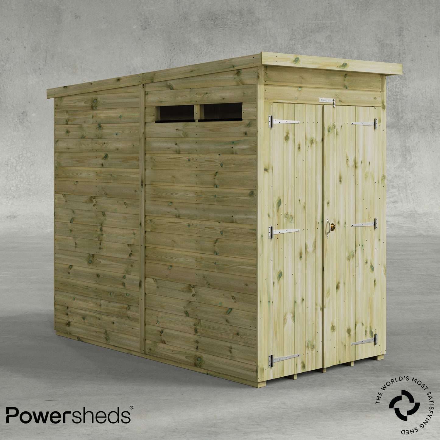 Premium Pent Security Shed