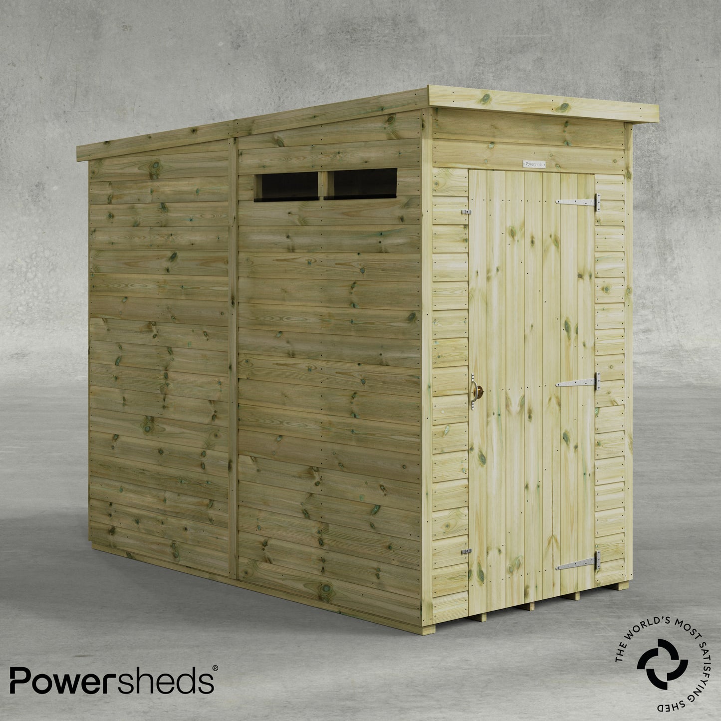 Premium Pent Security Shed