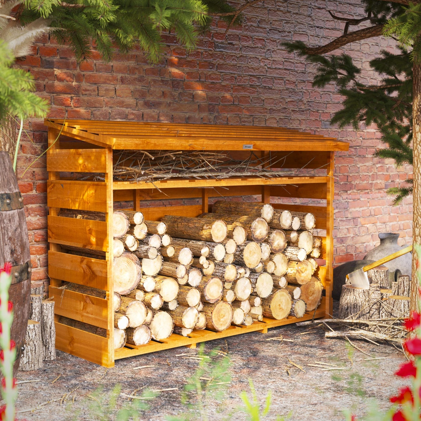 Holzlager
