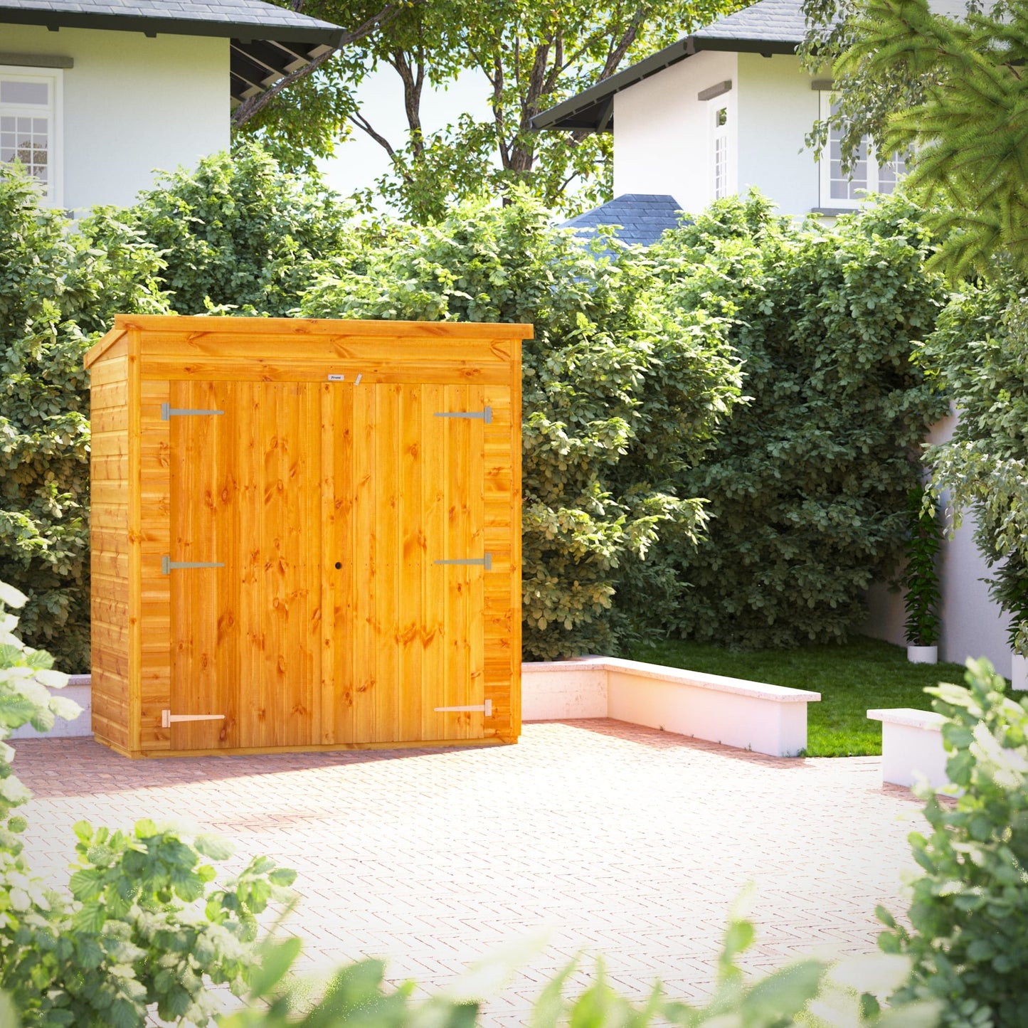Geräteschuppen mit Pultdach