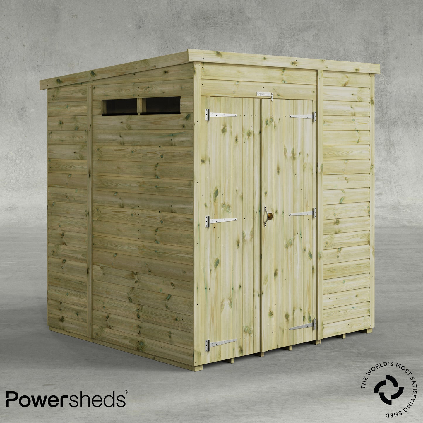 Premium Pent Security Shed
