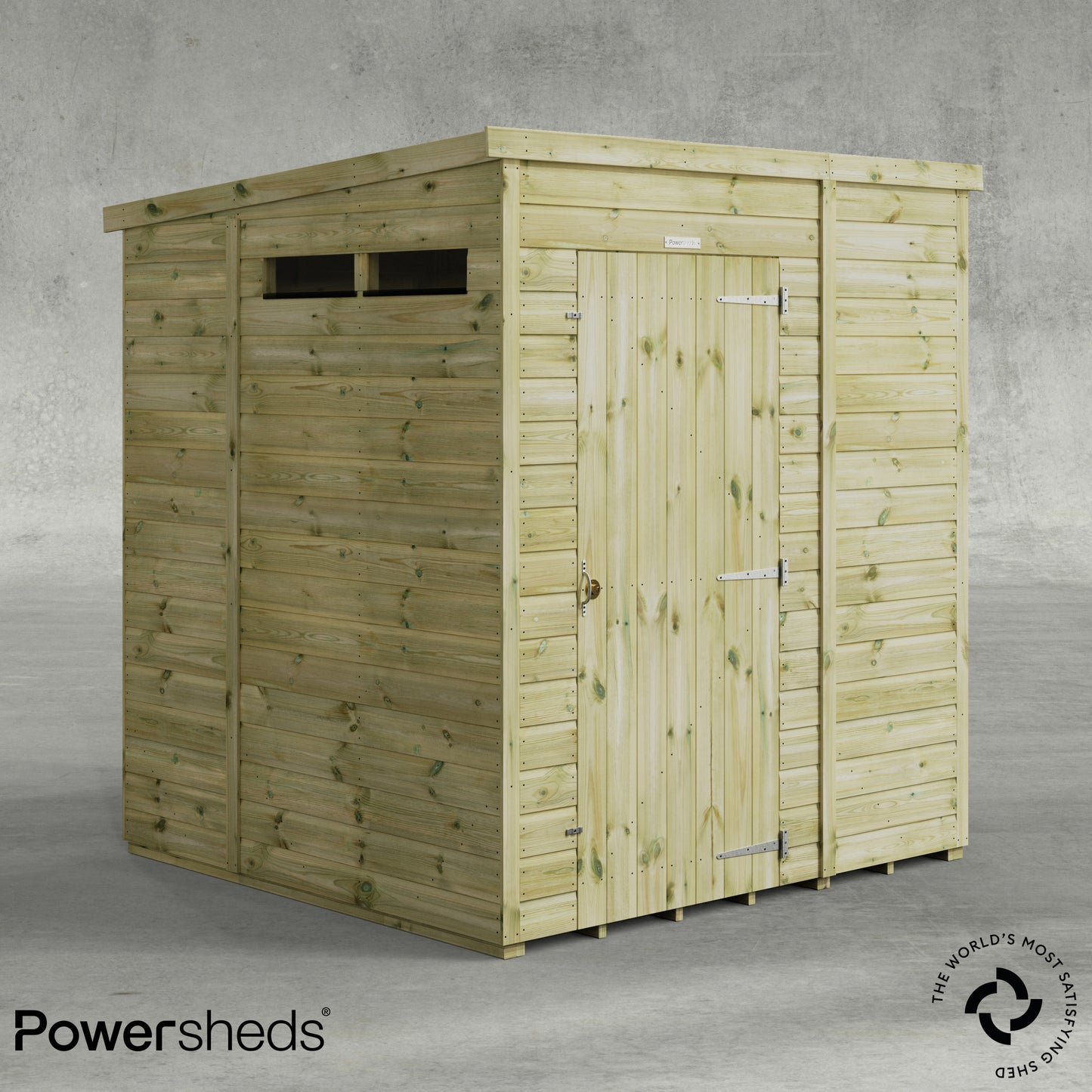 Premium Pent Security Shed