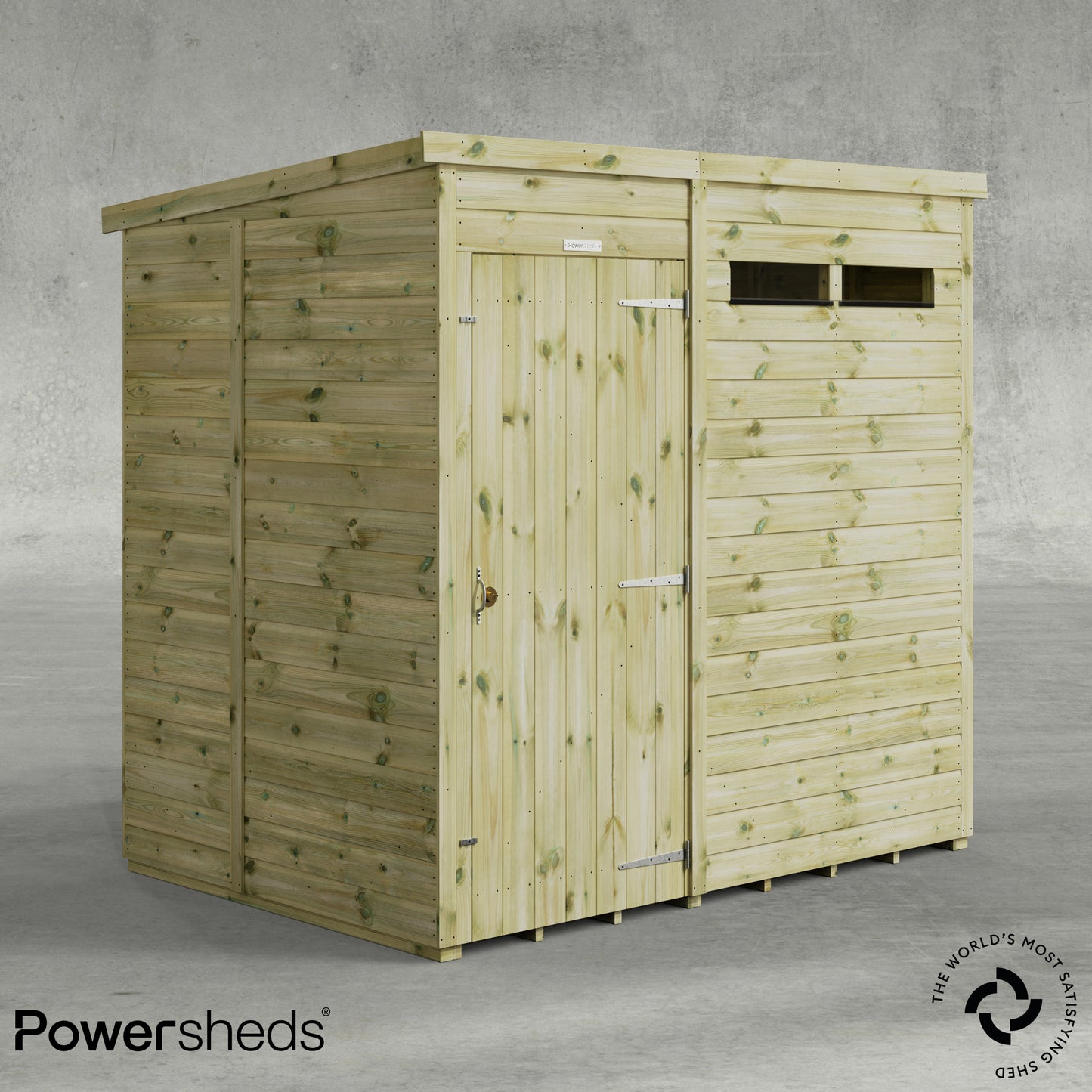 Premium Pent Security Shed