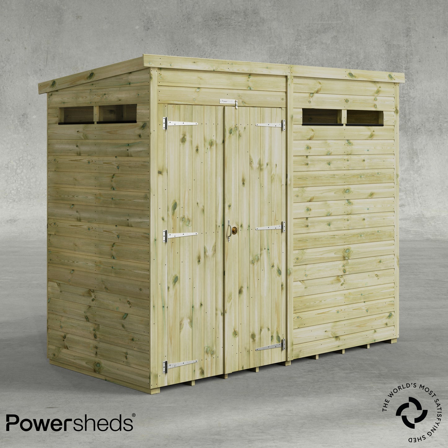 Premium Pent Security Shed