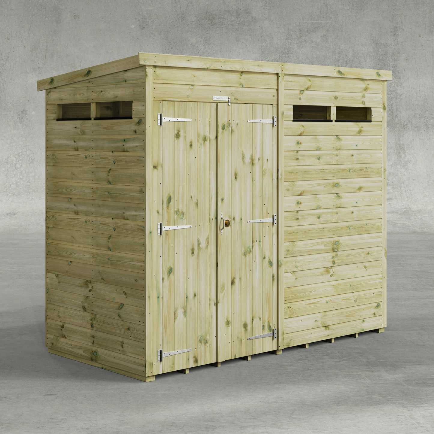 Premium Pent Security Shed