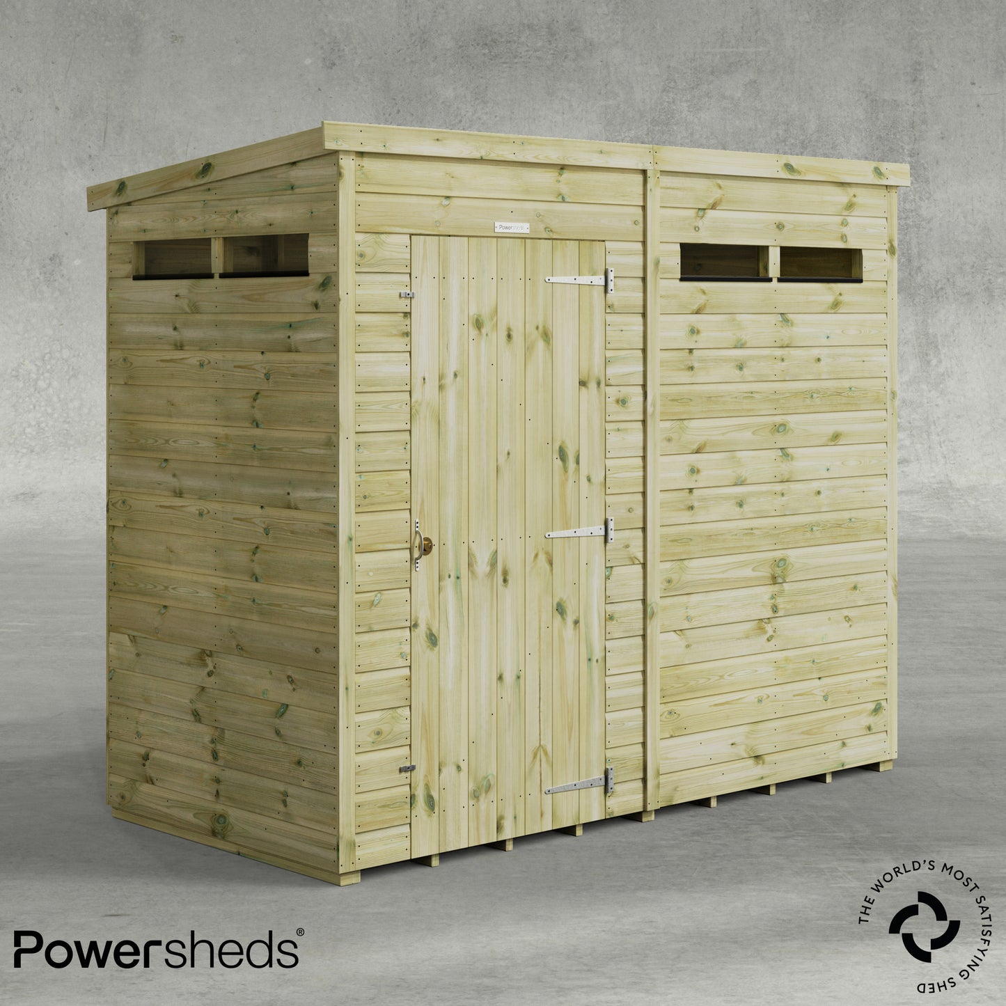 Premium Pent Security Shed