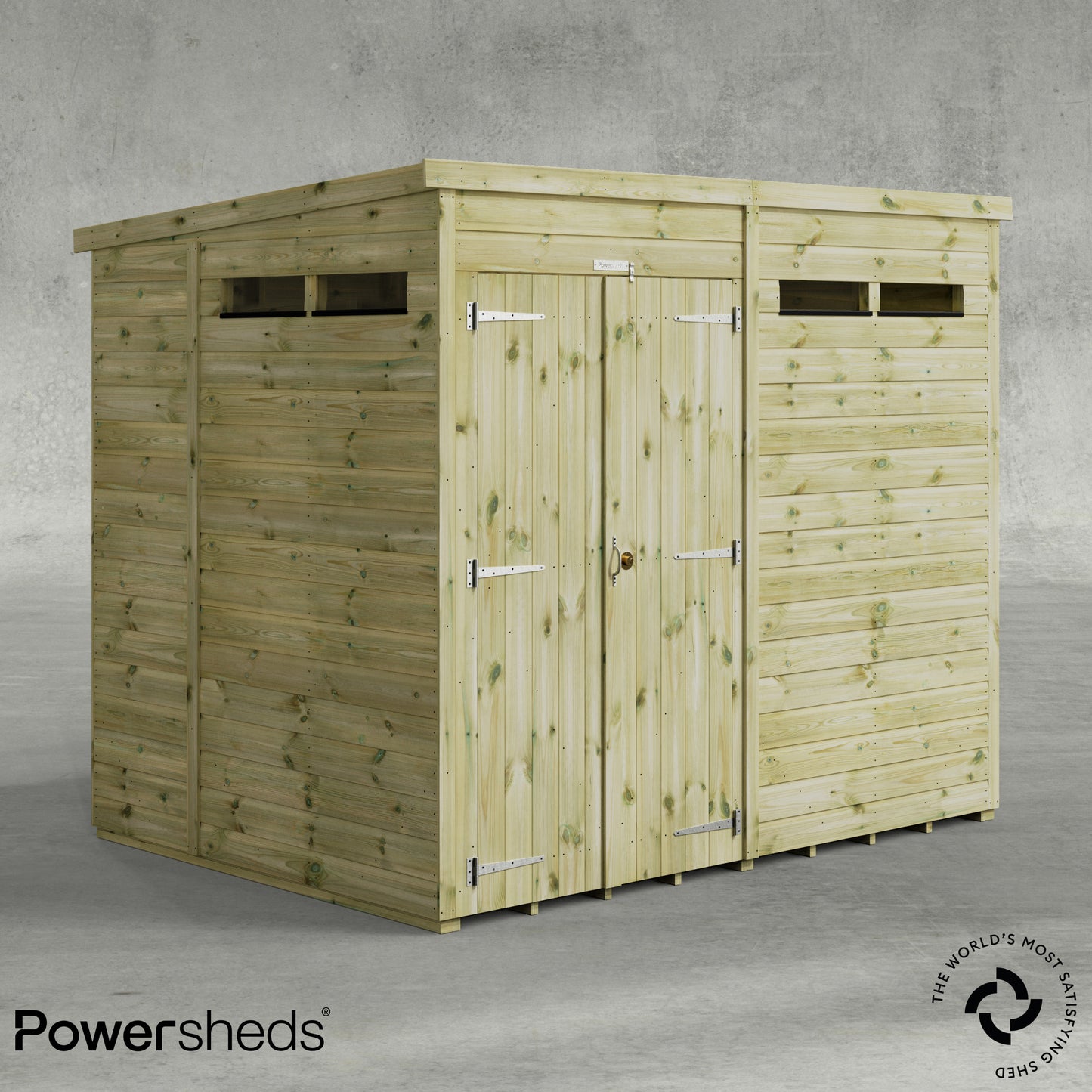 Premium Pent Security Shed