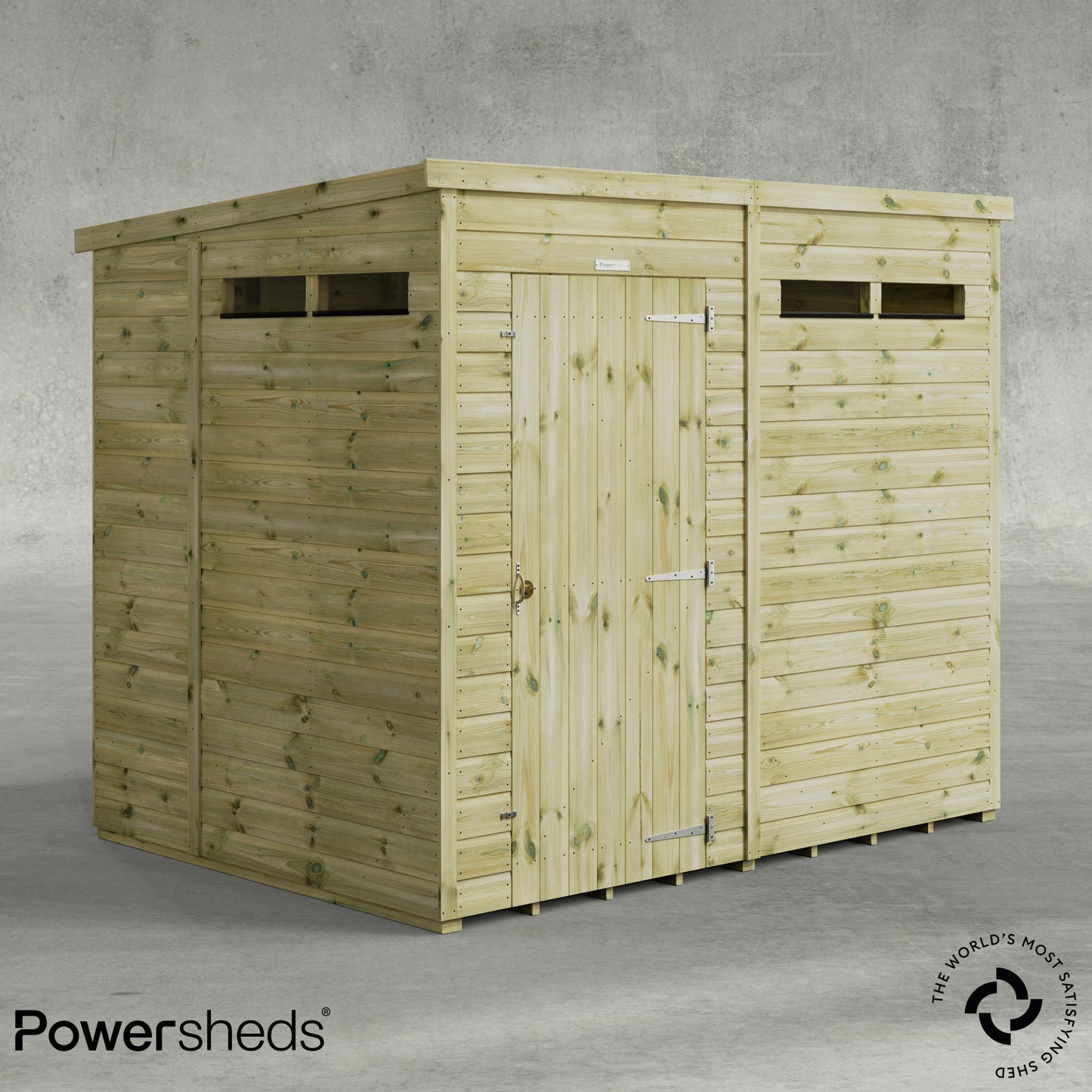 Premium Pent Security Shed