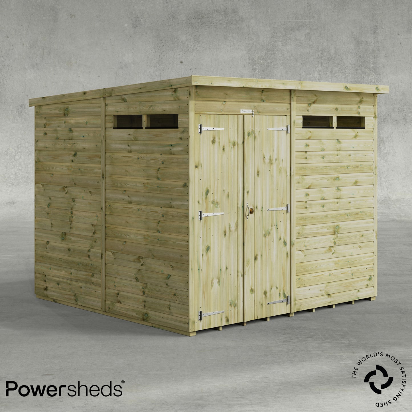 Premium Pent Security Shed