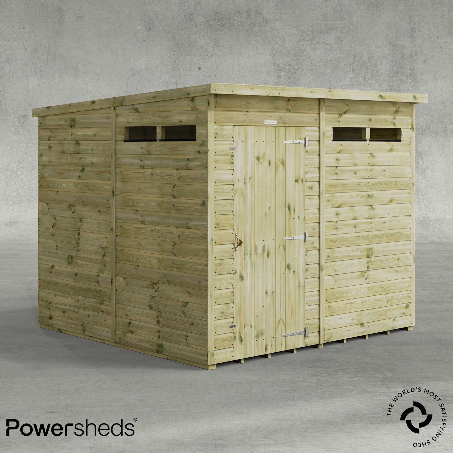 Premium Pent Security Shed