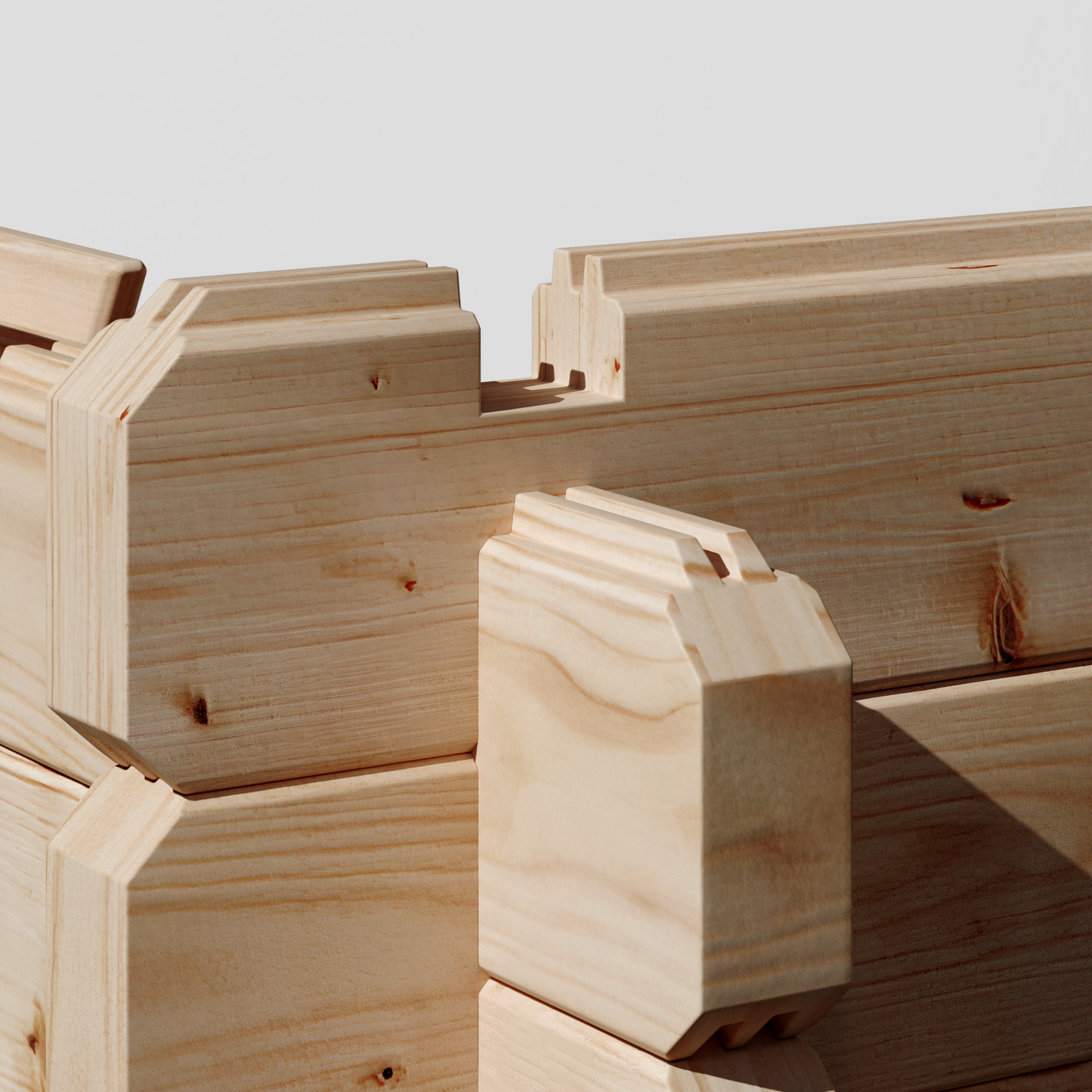 Pent Classic Log Cabin - 44mm