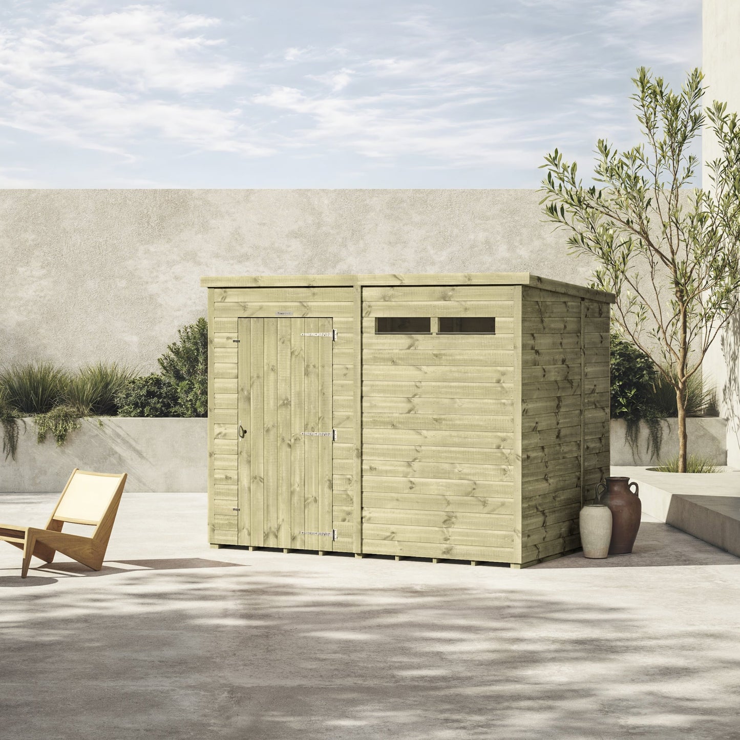 Premium Pent Security Shed