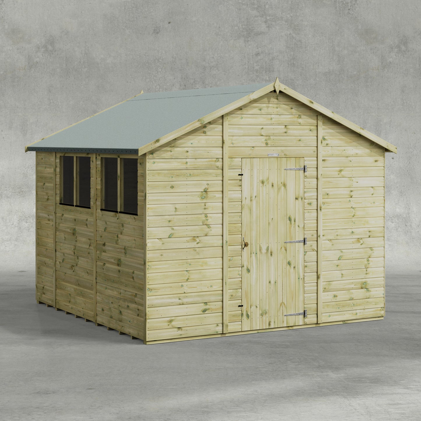 Premium Gartenhaus mit Satteldach