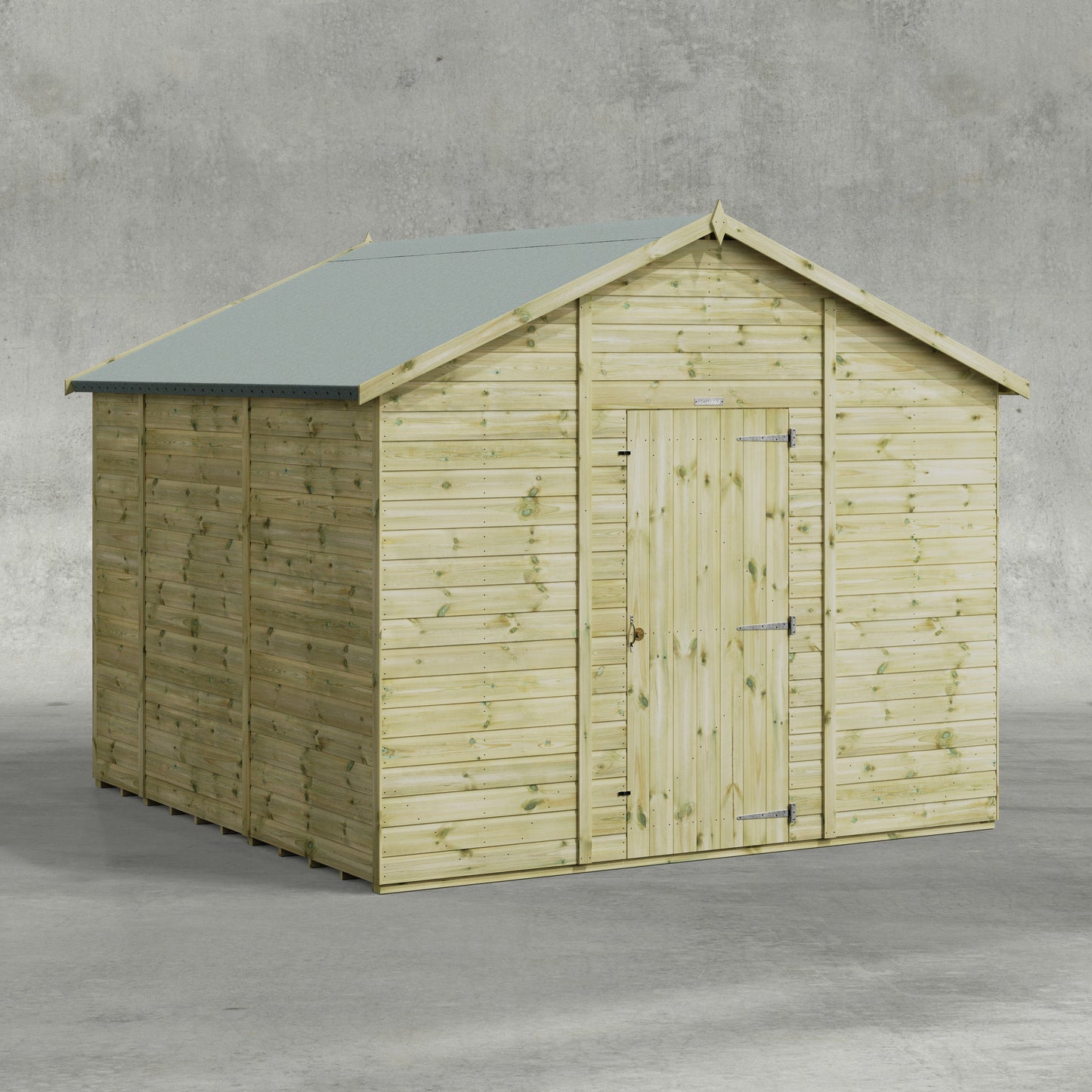 Premium Gartenhaus mit Satteldach