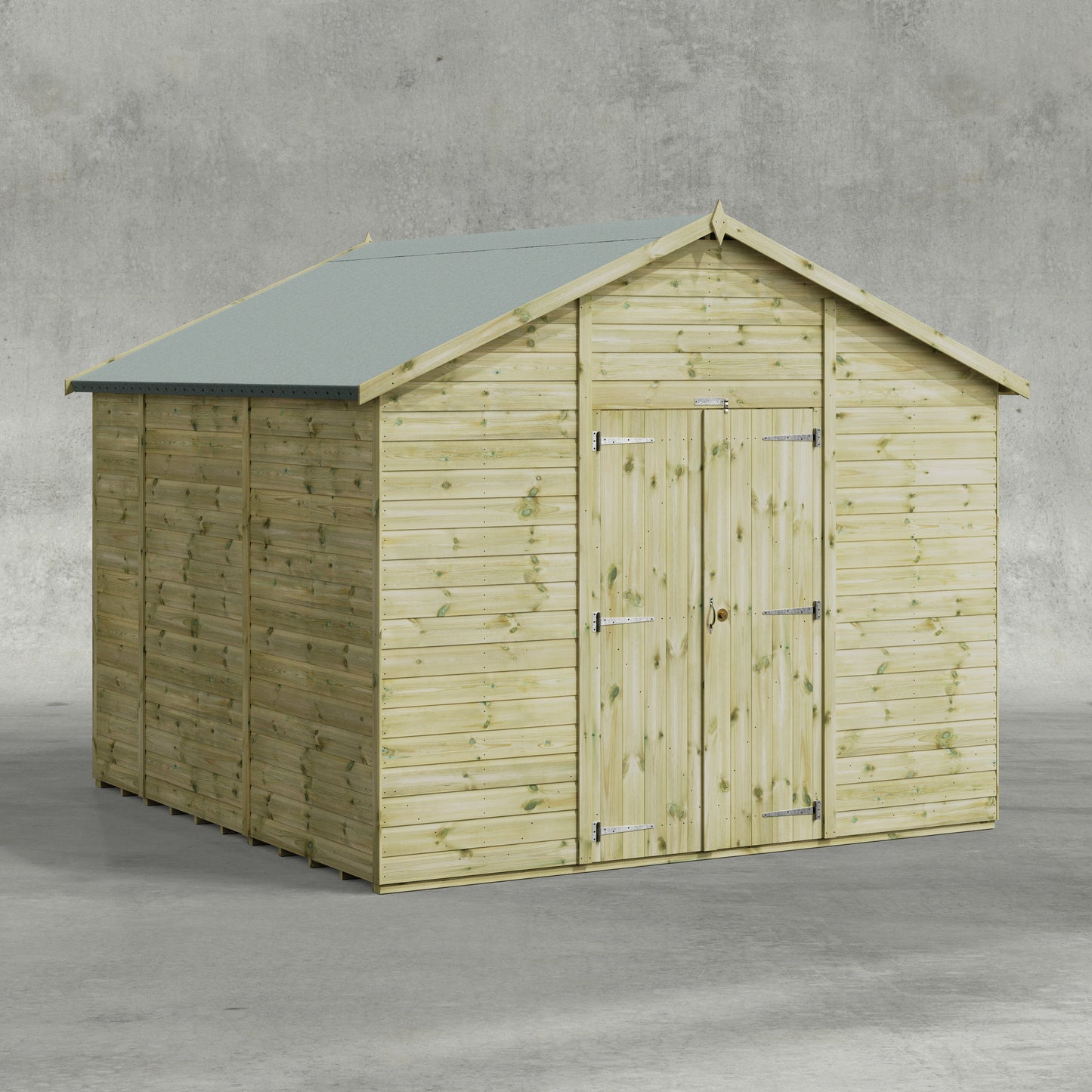 Premium Gartenhaus mit Satteldach