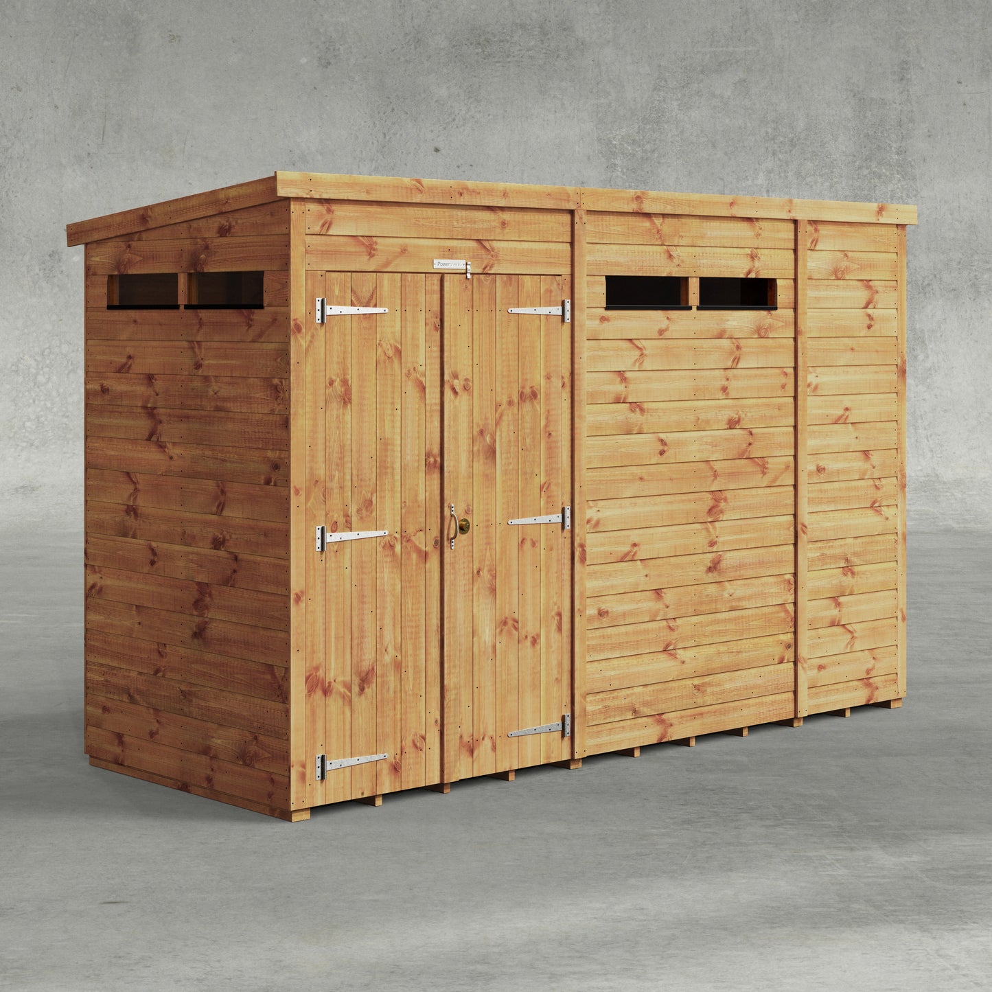 Pent Security Shed