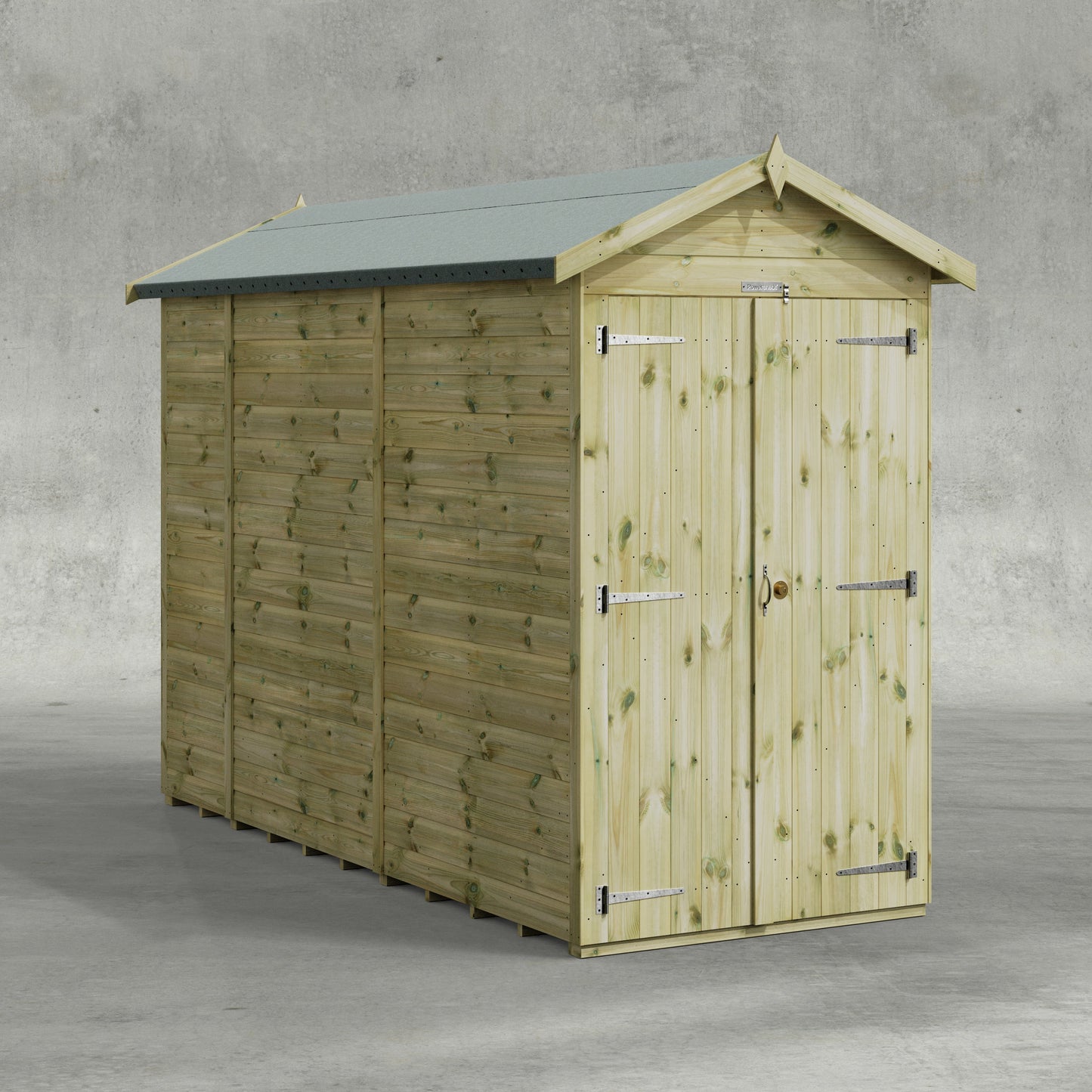 Premium Gartenhaus mit Satteldach