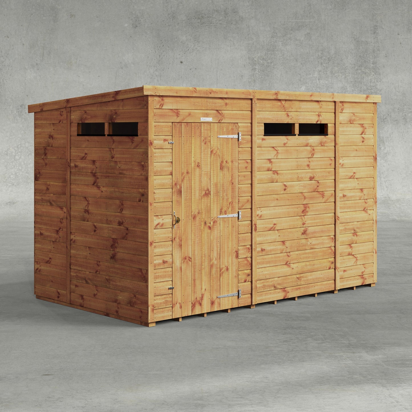 Pent Security Shed