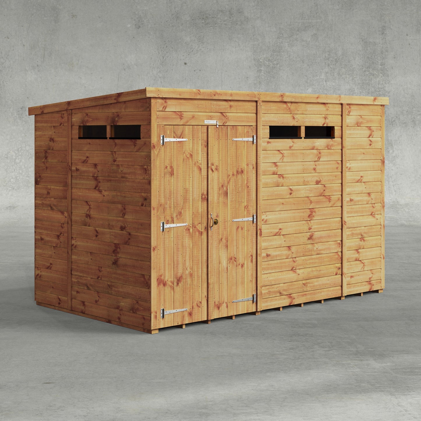 Pent Security Shed