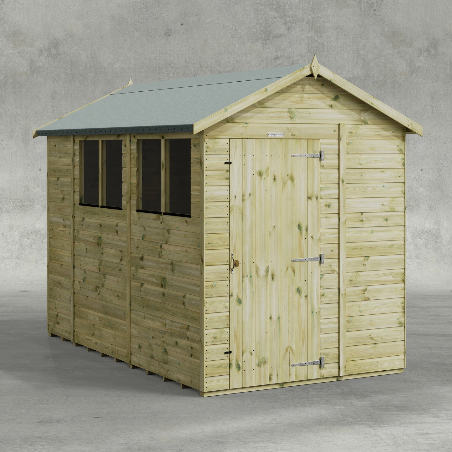 Premium Gartenhaus mit Satteldach
