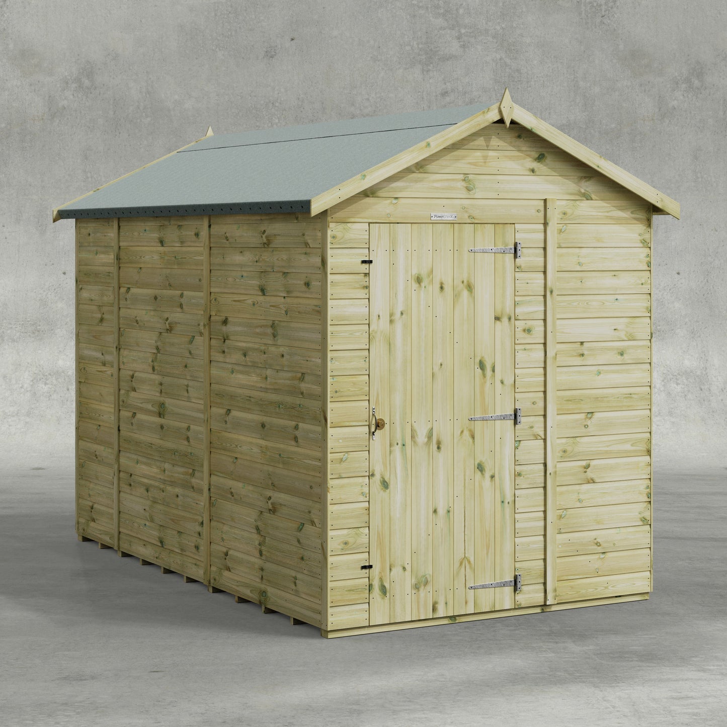 Premium Gartenhaus mit Satteldach