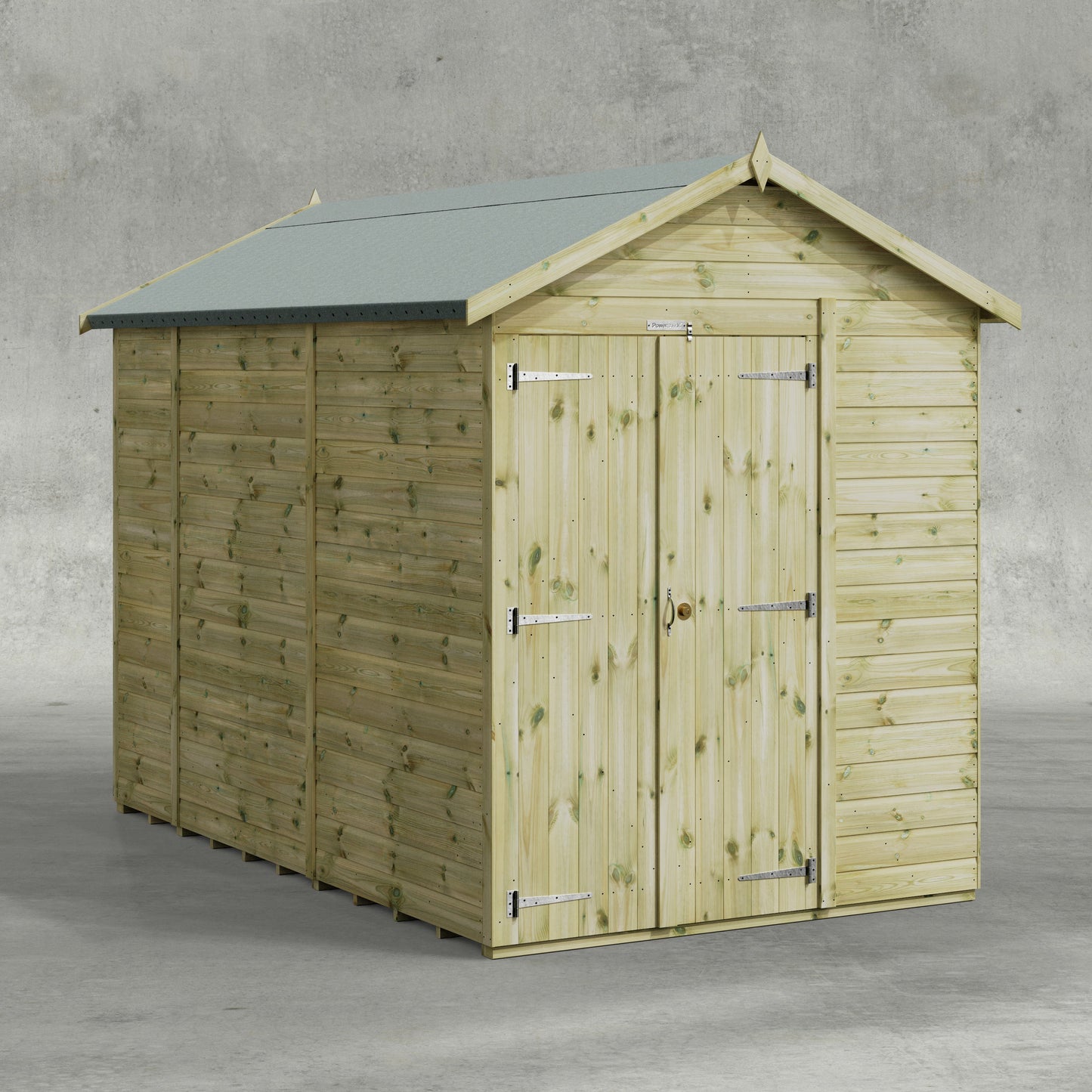 Premium Gartenhaus mit Satteldach