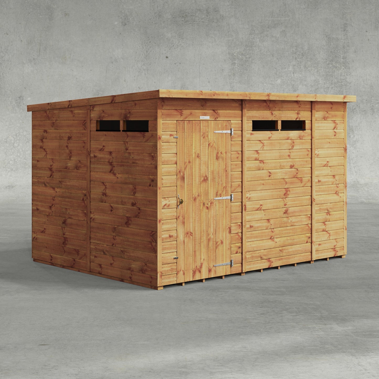 Pent Security Shed