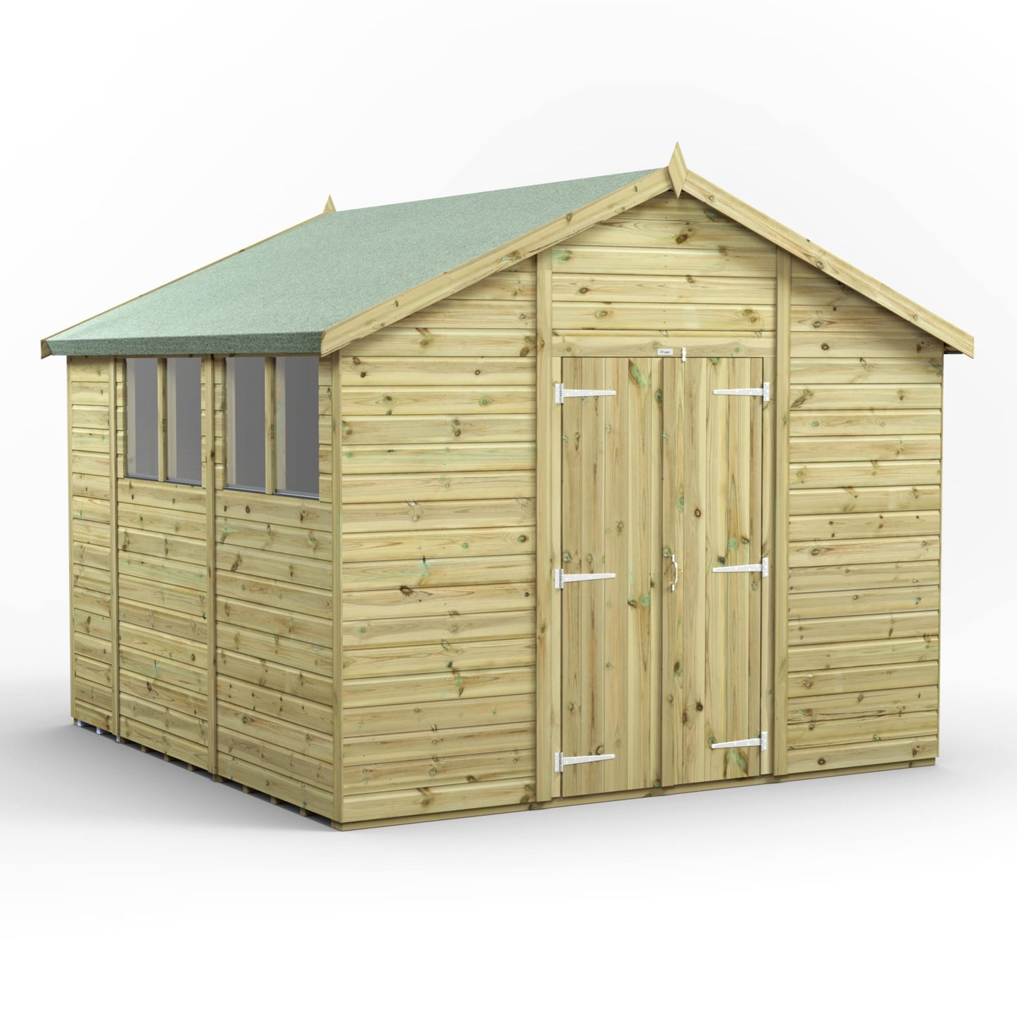 Premium Gartenhaus mit Satteldach